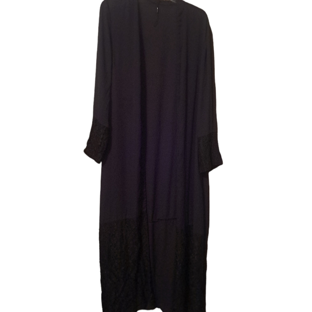 Kabayare Black Lace Kimono S